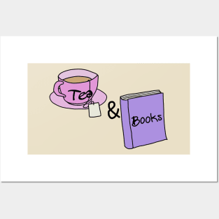 Tea and Books Posters and Art